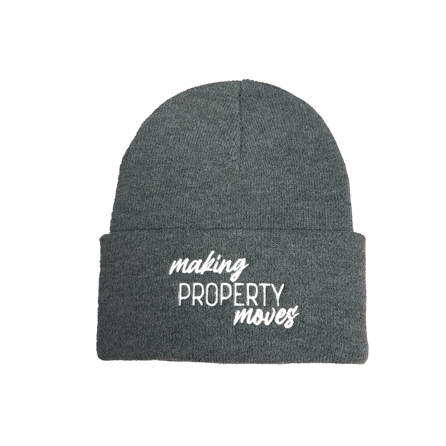 Making Property Moves | Beanie Hats Grey