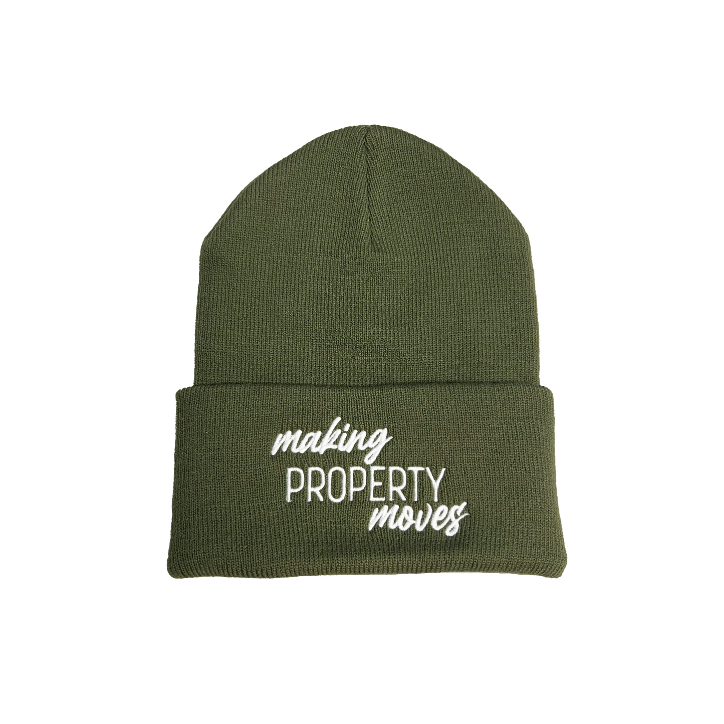 Making Property Moves | Beanie Hats Olive
