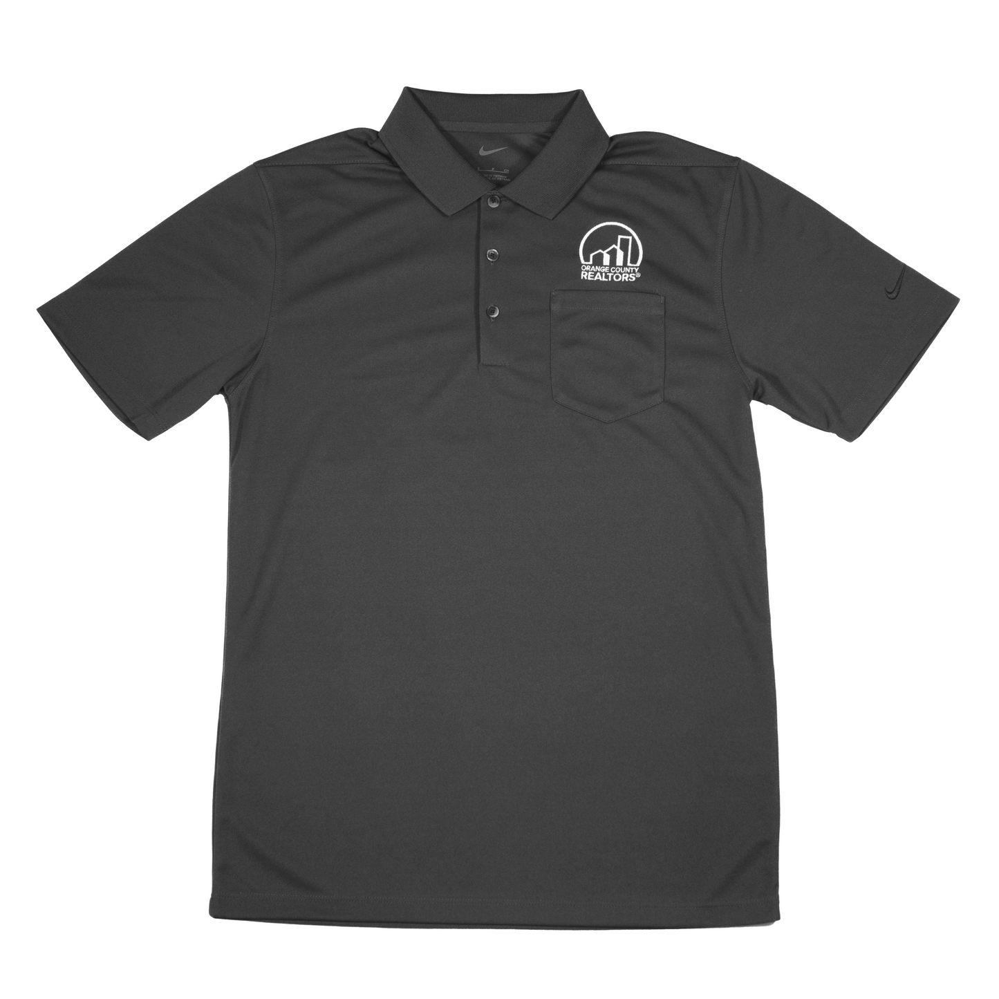Orange County REALTORS® | Men's Nike DriFit Polo Apparel Small Dark Grey