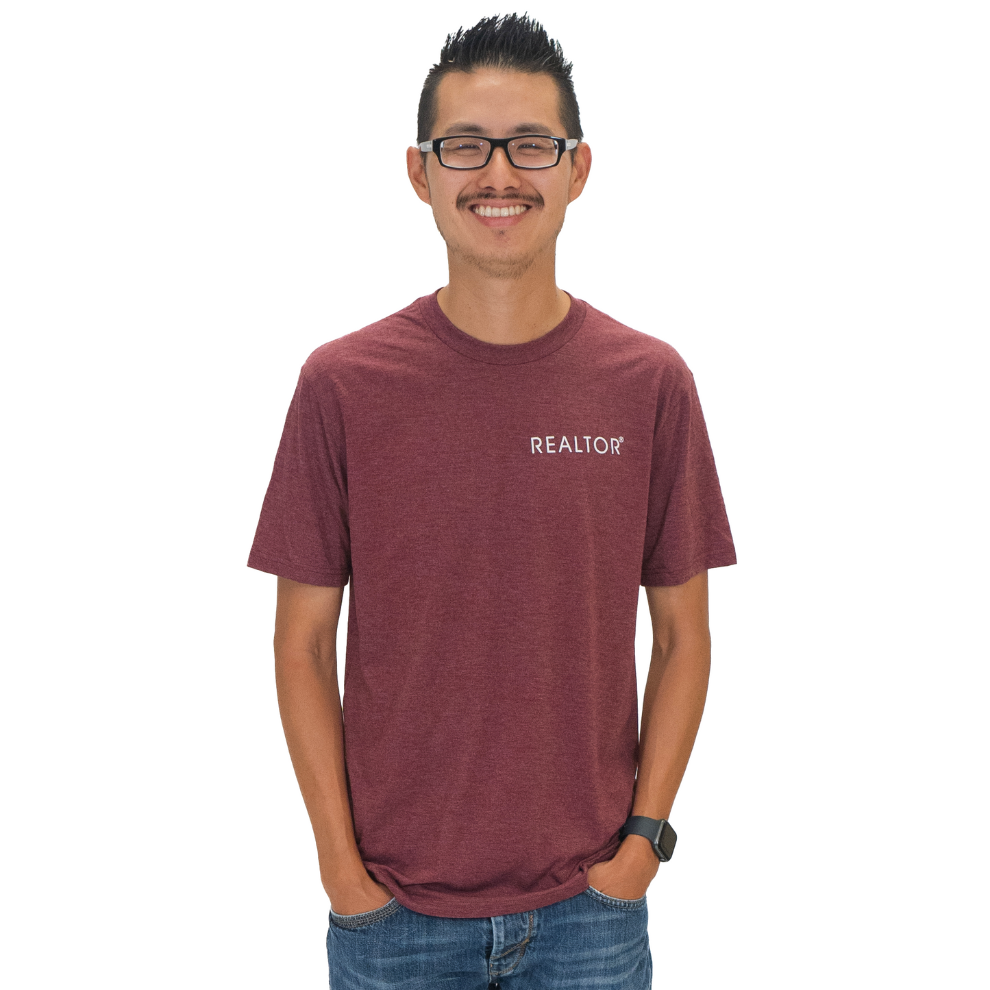 REALTOR® | Unisex Perfect Tri Tee Apparel Small Maroon