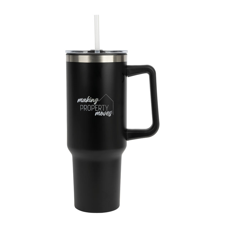 Making Property Moves | 40 oz. Travel Tumbler Drinkware Black  