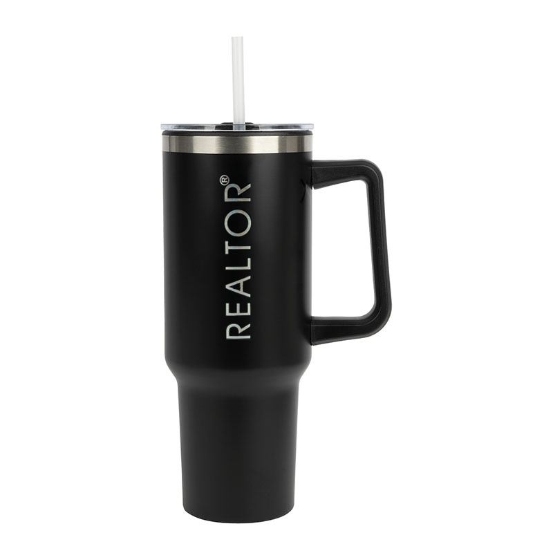 REALTOR® | 40 oz. Travel Tumbler Drinkware Black  