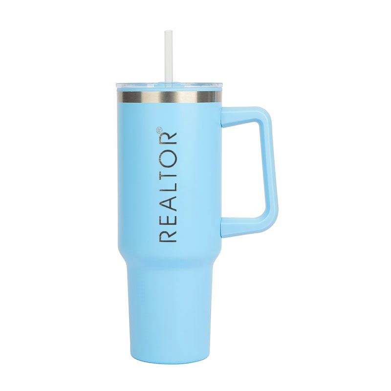 REALTOR® | 40 oz. Travel Tumbler Drinkware Light Blue  
