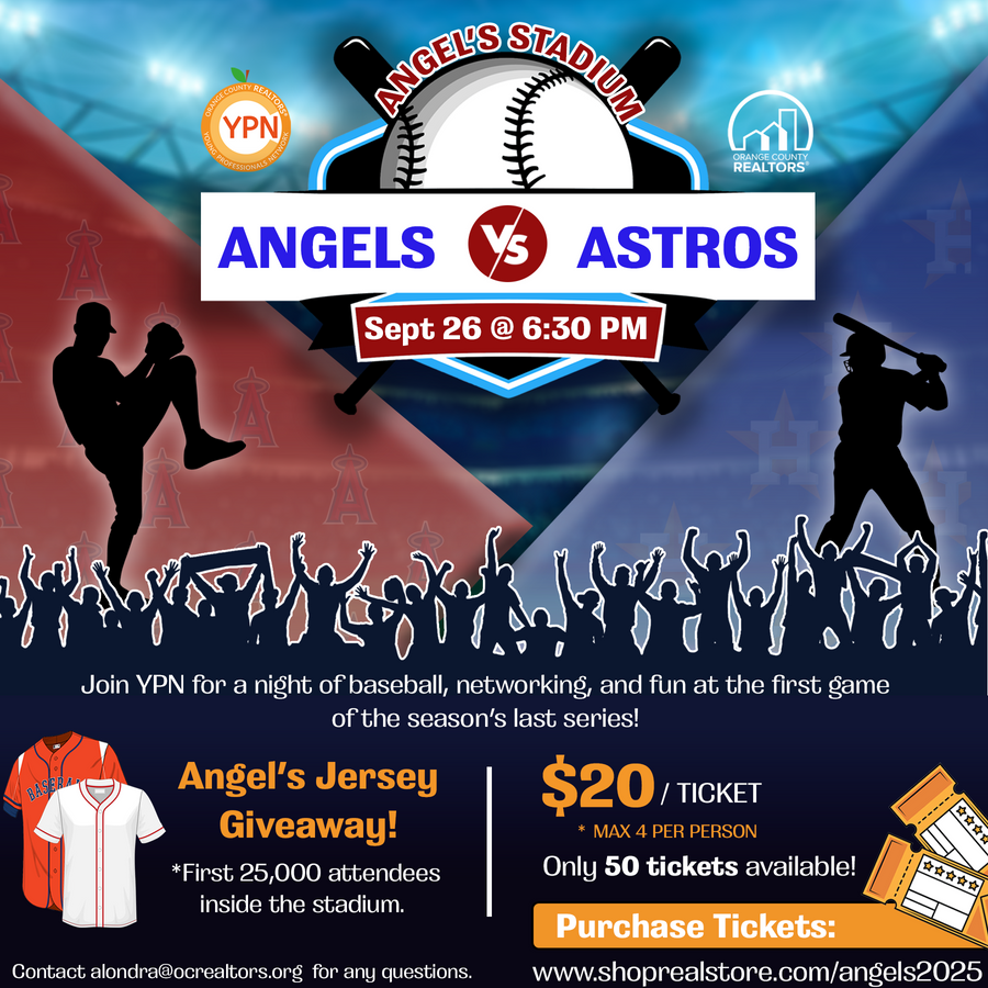 Ticket to YPN Angels Game | 2025 Ticket September 26 - Angels VS. Astros