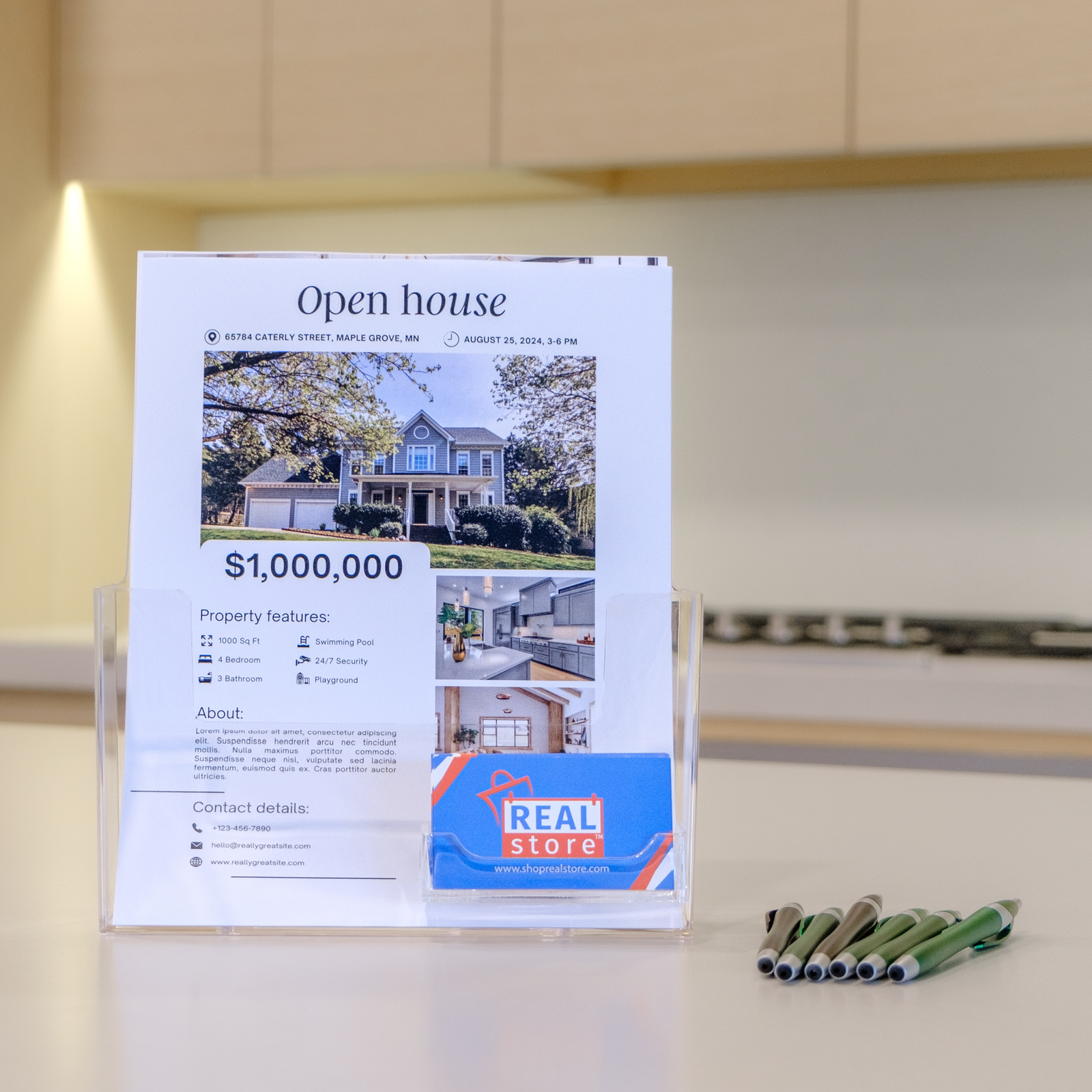 Acrylic Flyer Holder Flyer Holder   