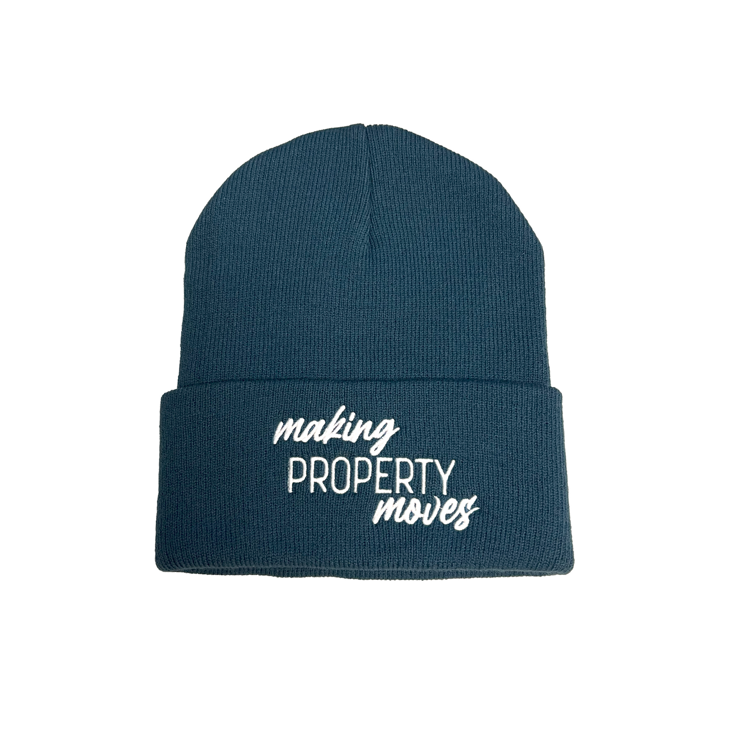 Making Property Moves | Beanie Hats Blue  