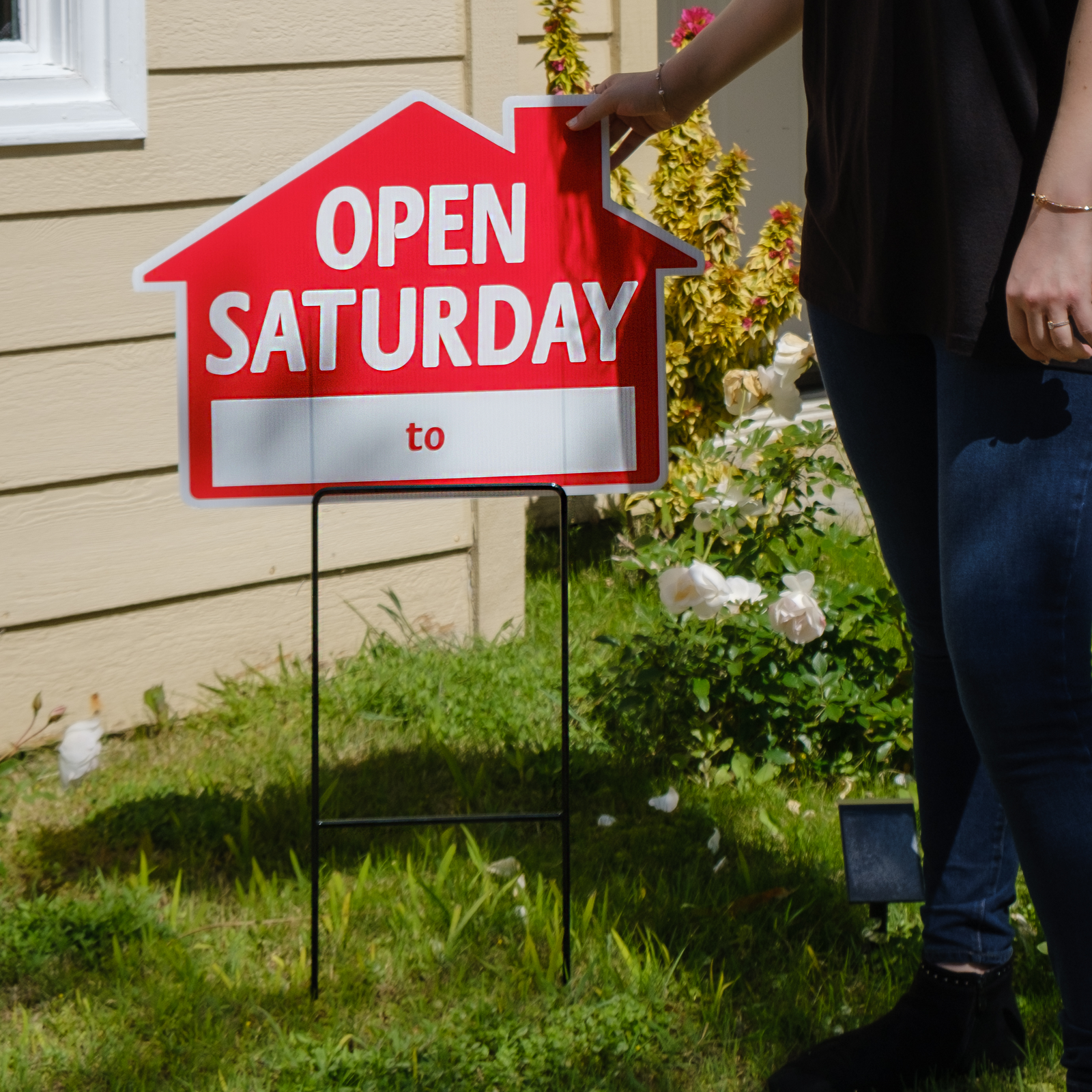 House Shaped Sign Sign   