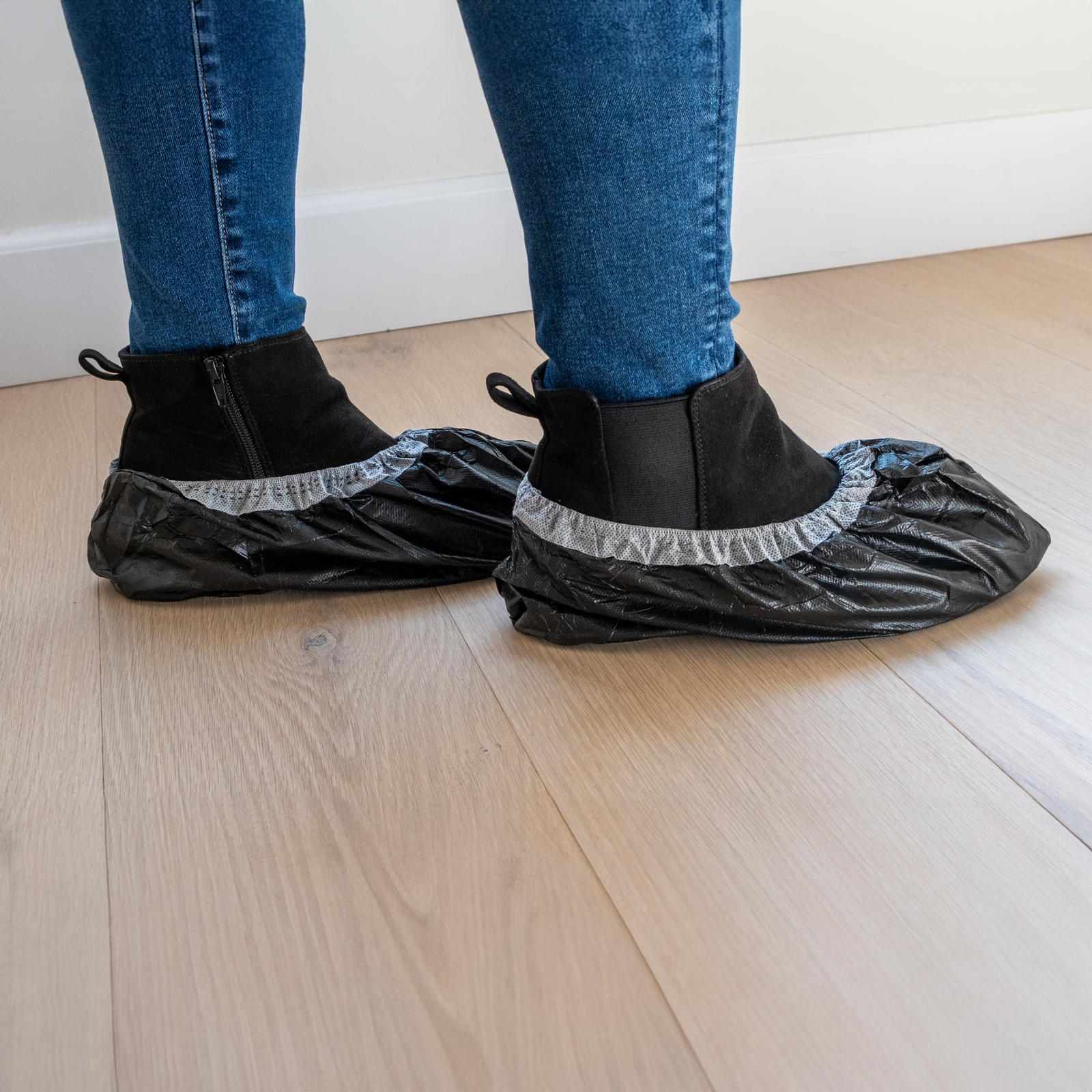 Non-Skid Booties Open House Supplies Black - FINAL SALE  