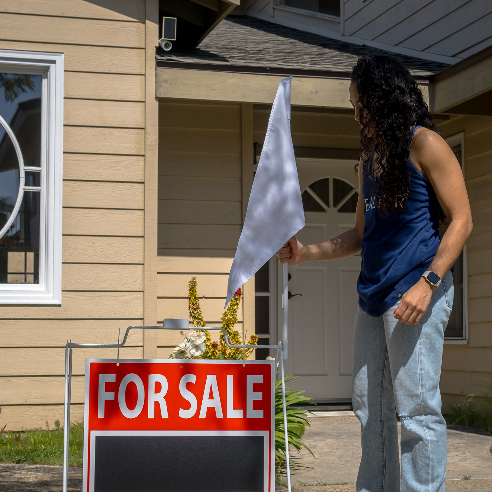 Metal Sidewalk A-Frame Sign Stand   