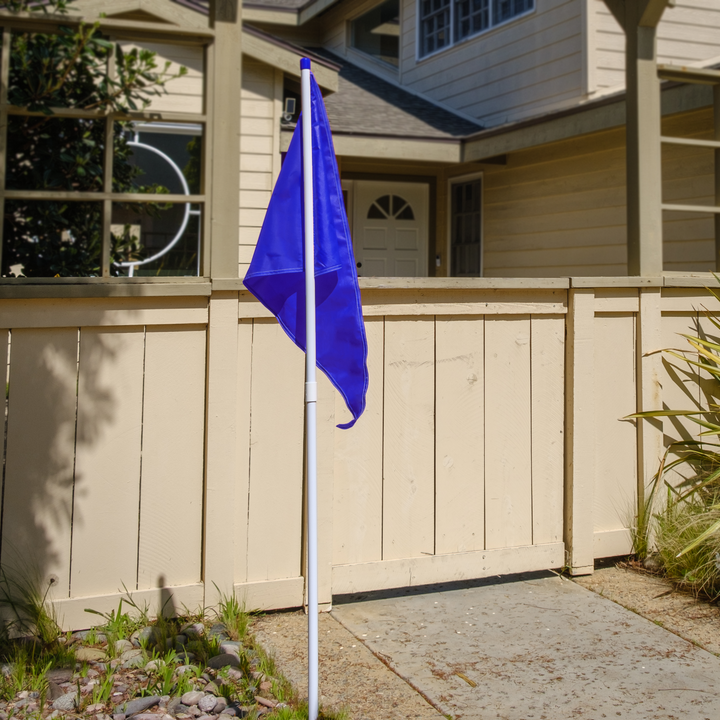 Flag with Pole - FINAL SALE Flag Solid | Blue  
