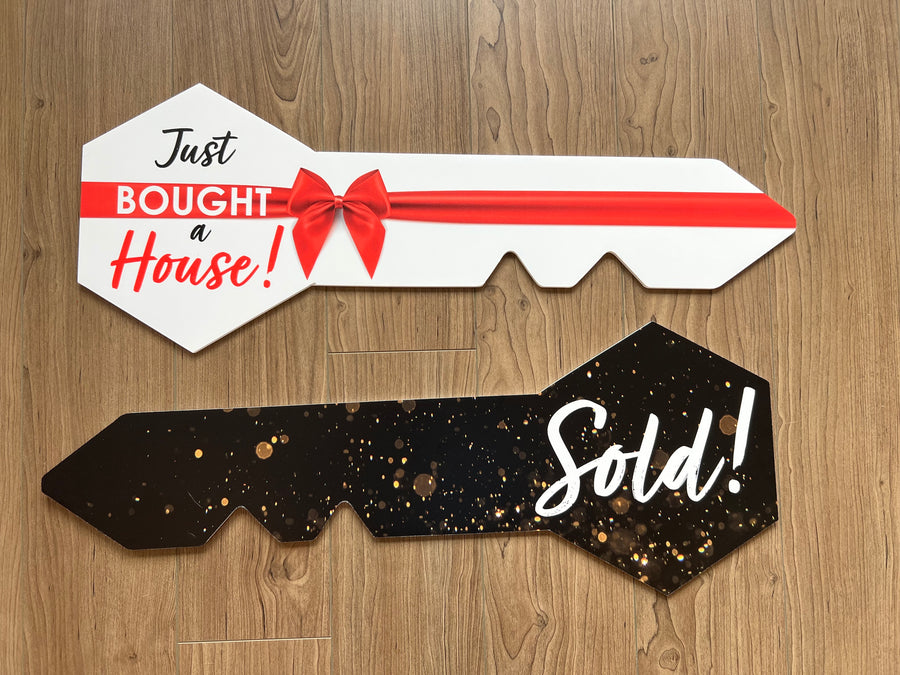 Key Photo Prop Sign