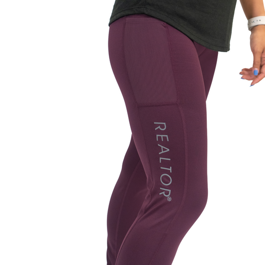REALTOR® | Women's Performance Leggings Apparel Mulberry Small 