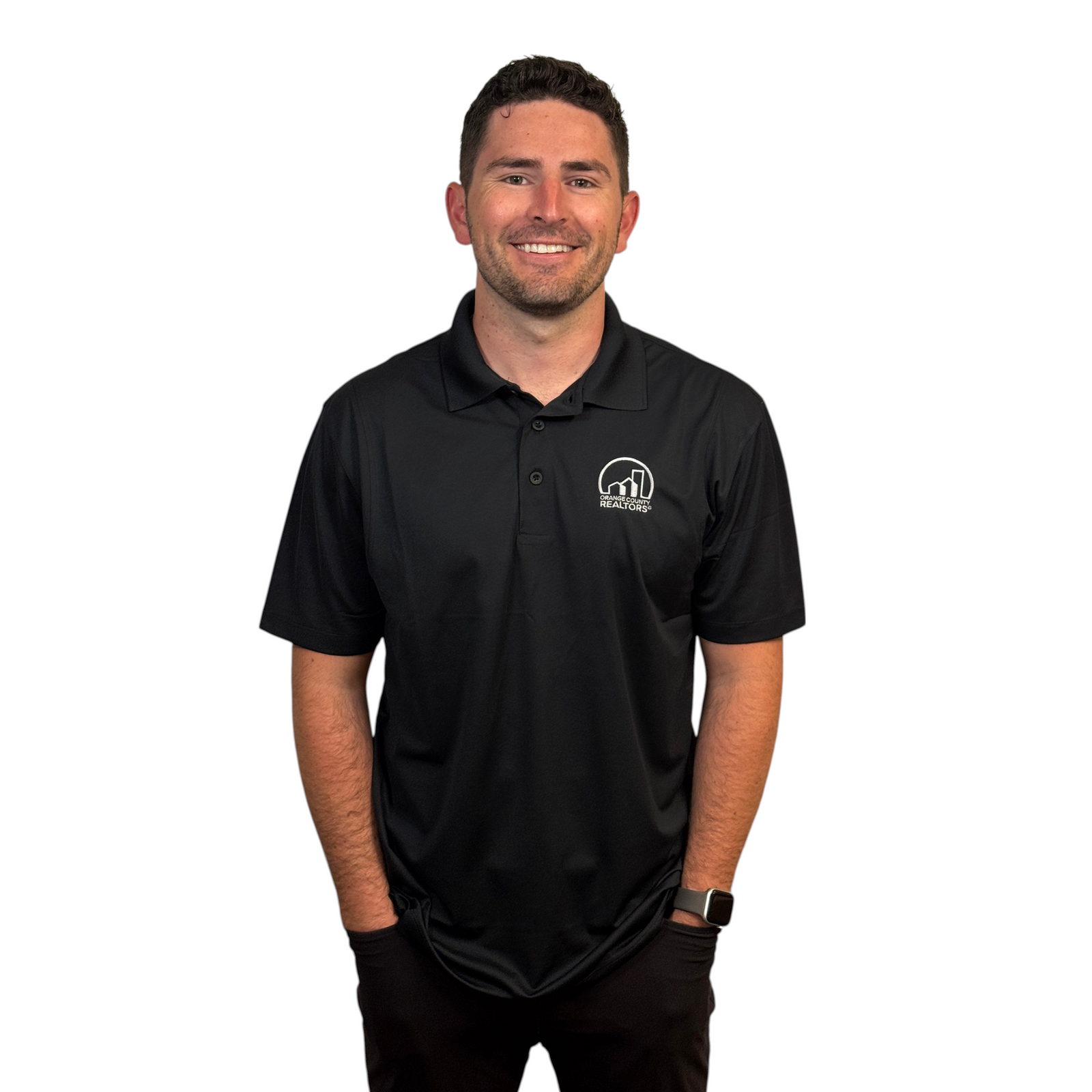 Orange County REALTORS® | Men's Polo Apparel Black Small
