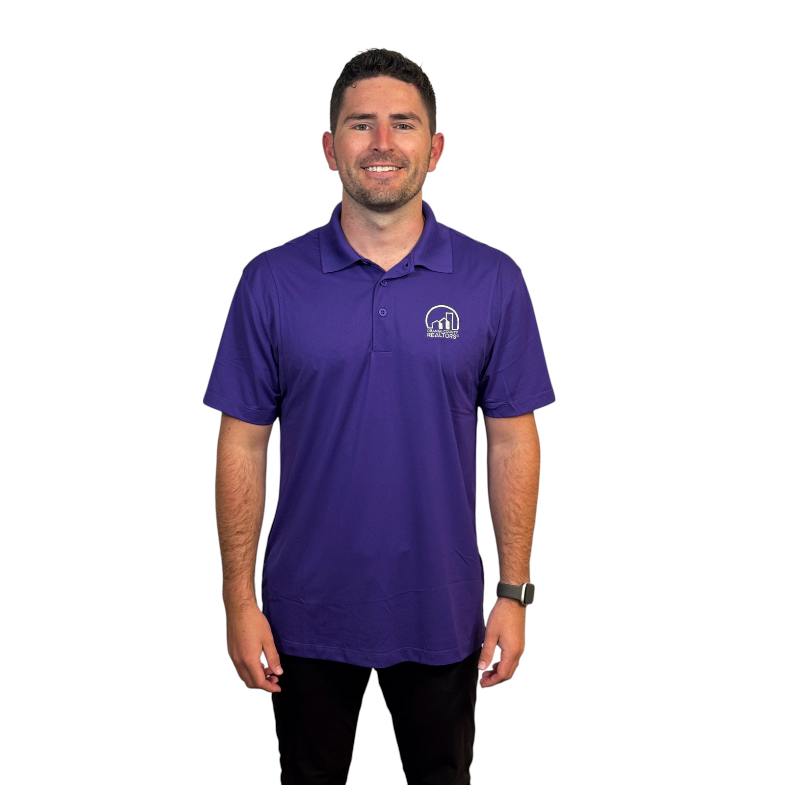 Orange County REALTORS® | Men's Polo Apparel Royal Purple Small