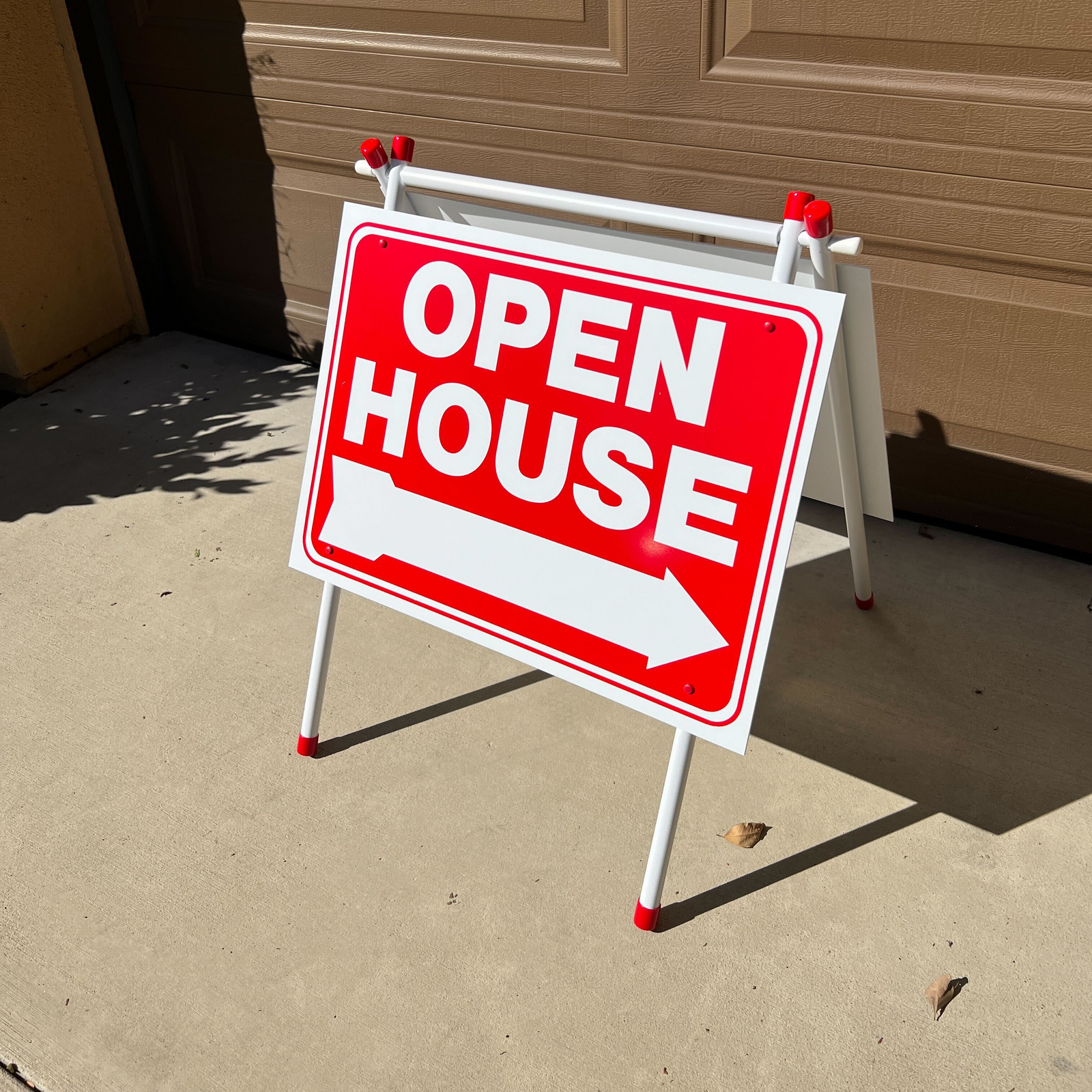 Plastic A-Frame w/ Open House Sign Sign