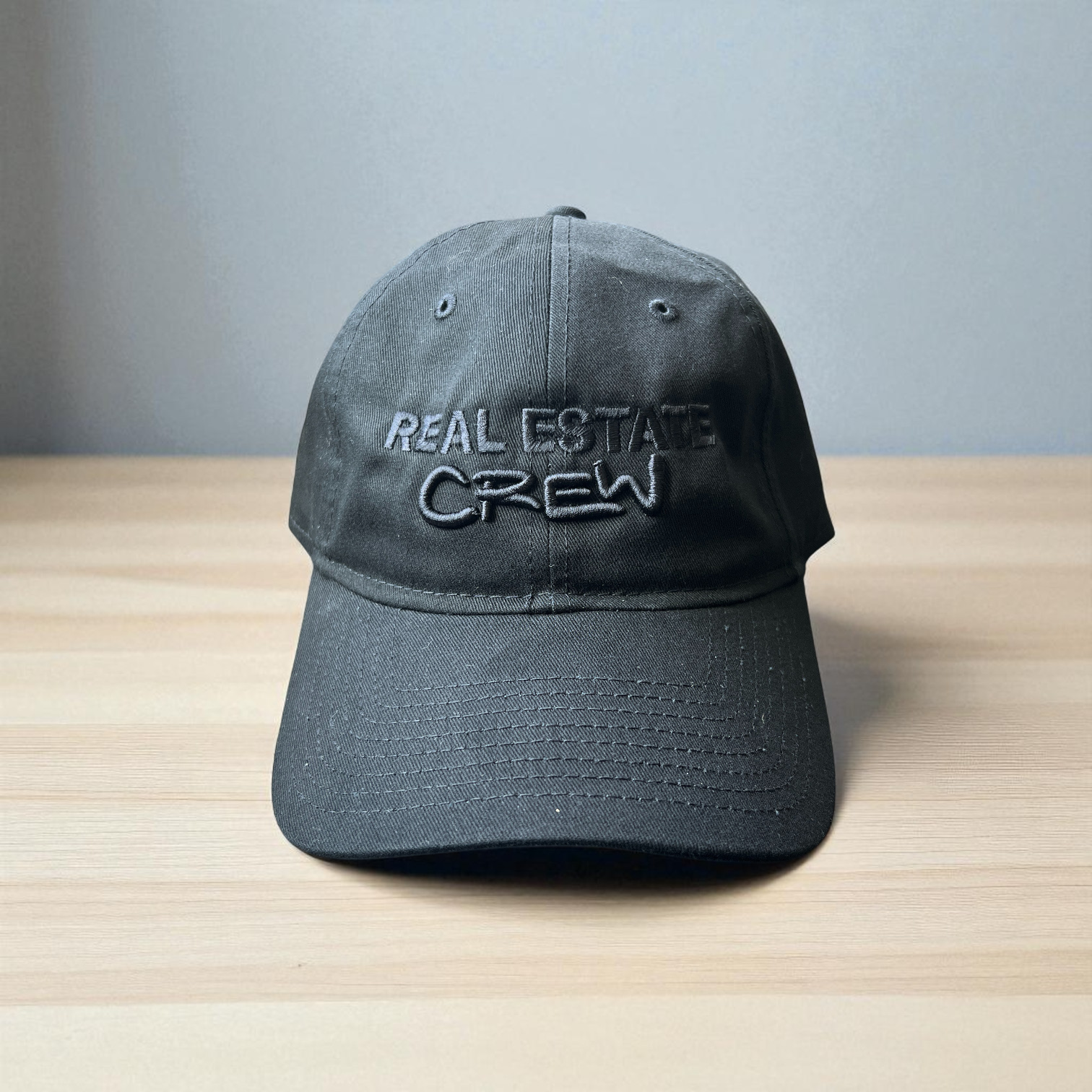 Real Estate Crew Cap | Classic Hats Black