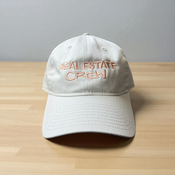 Real Estate Crew Cap | Defined Hats Stone