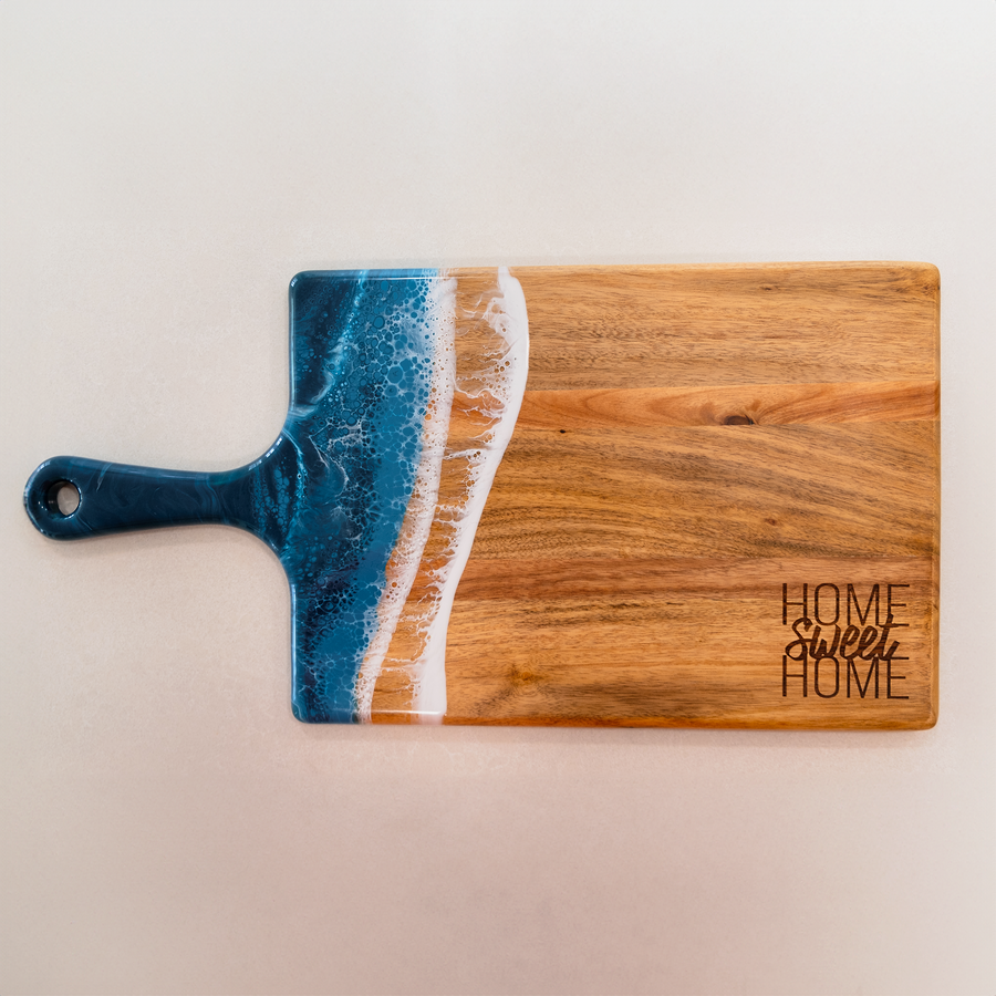 Home Sweet Home | Serving Board Cutting Board Large Ocean Vibes 