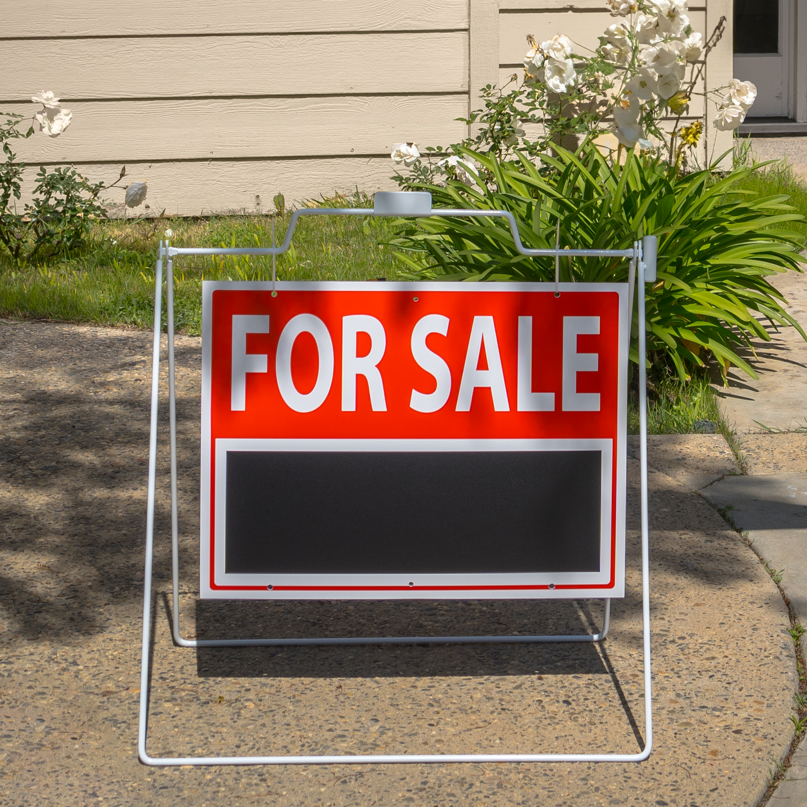 Metal Sidewalk A-Frame Sign Stand   