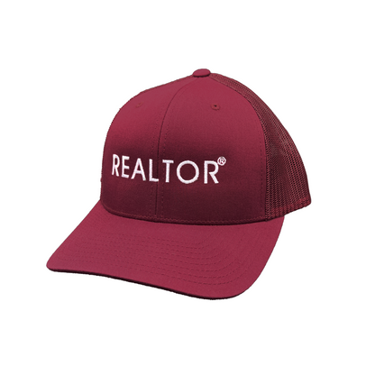 REALTOR® | Trucker Hat Hats Maroon  