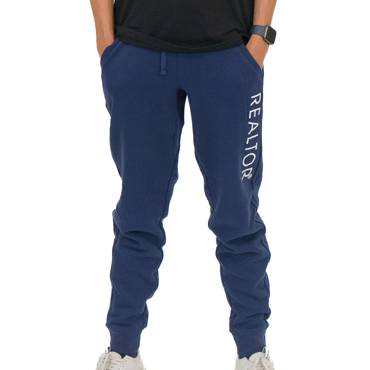 REALTOR® | Unisex Fleece Jogger Apparel Navy Blue X-Small 