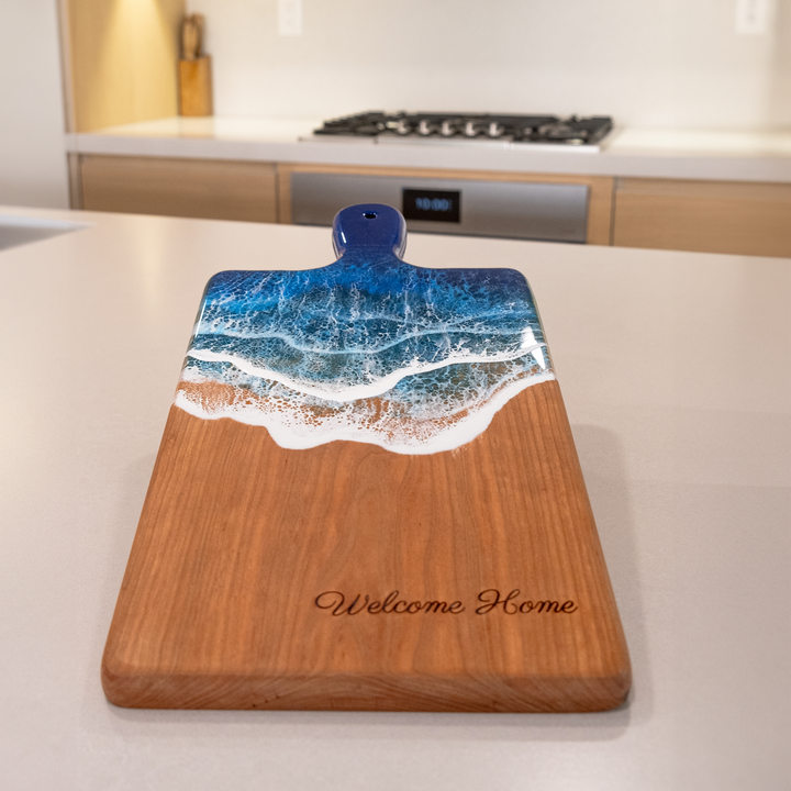 Welcome Home | Wooden Cutting Board Cutting Board   