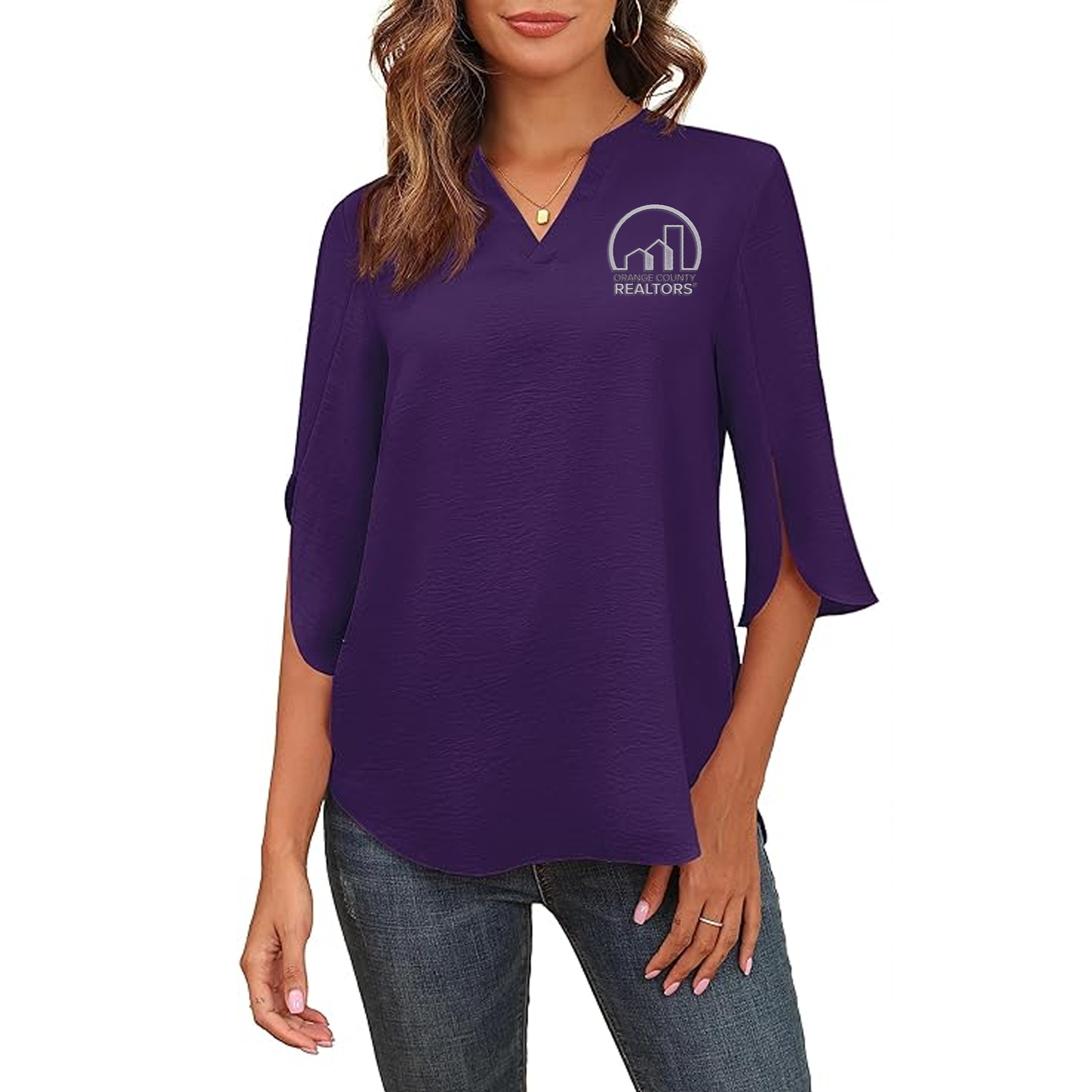 Orange County REALTORS® | Women's Blouse Apparel Small 3/4 Sleeve