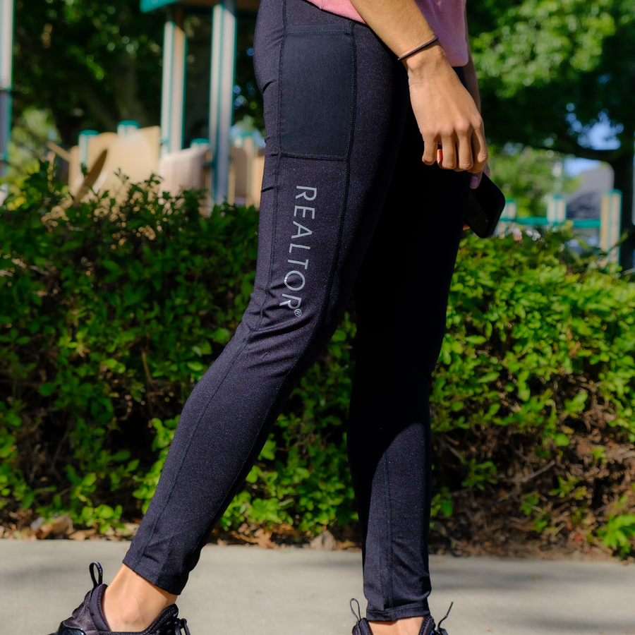 REALTOR® | Women's Performance Leggings Apparel Black Small 