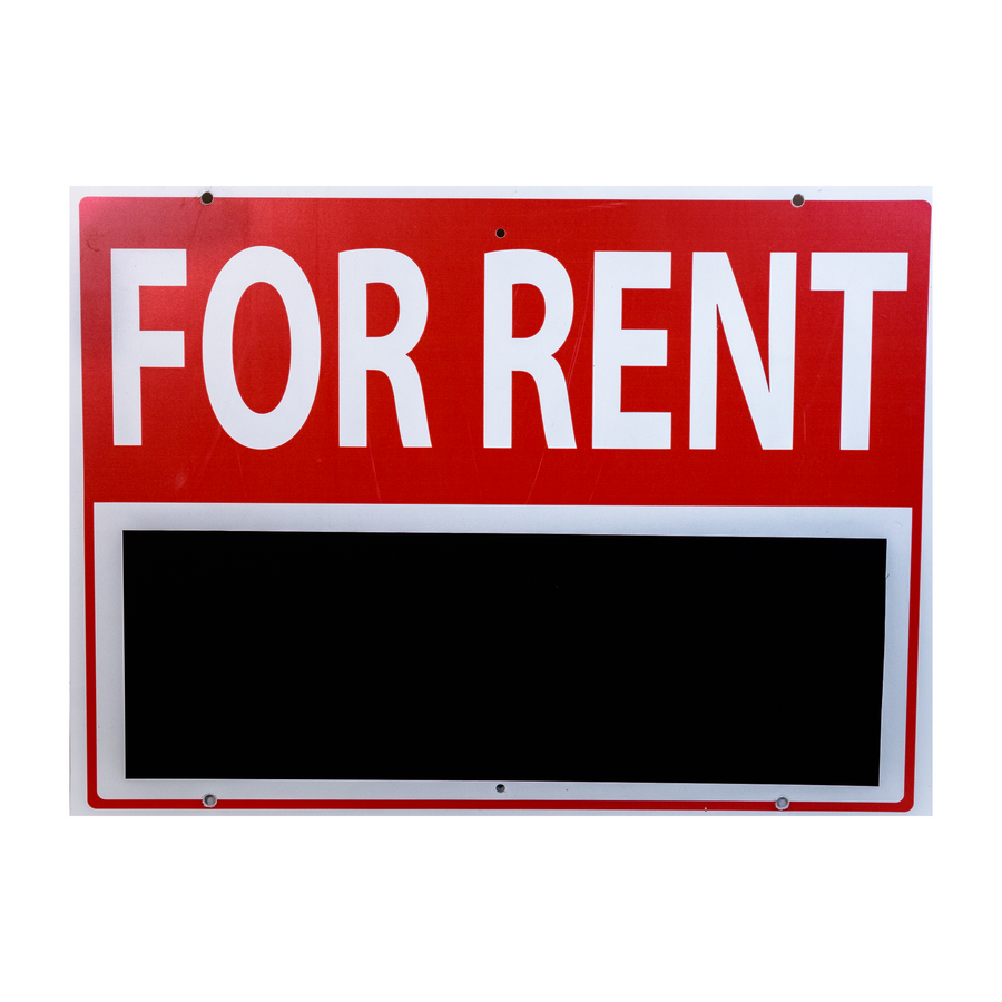 18x24 "For Rent" Sign - FINAL SALE Sign   