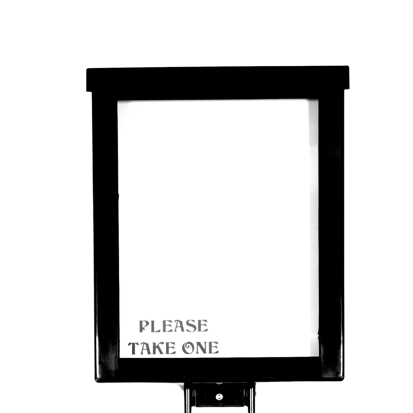 Outdoor Brochure Box Real Estate Supplies Black  