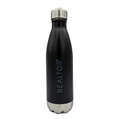 REALTOR® | H2O Go Force 17oz Bottle- FINAL SALE Water Bottles Black  