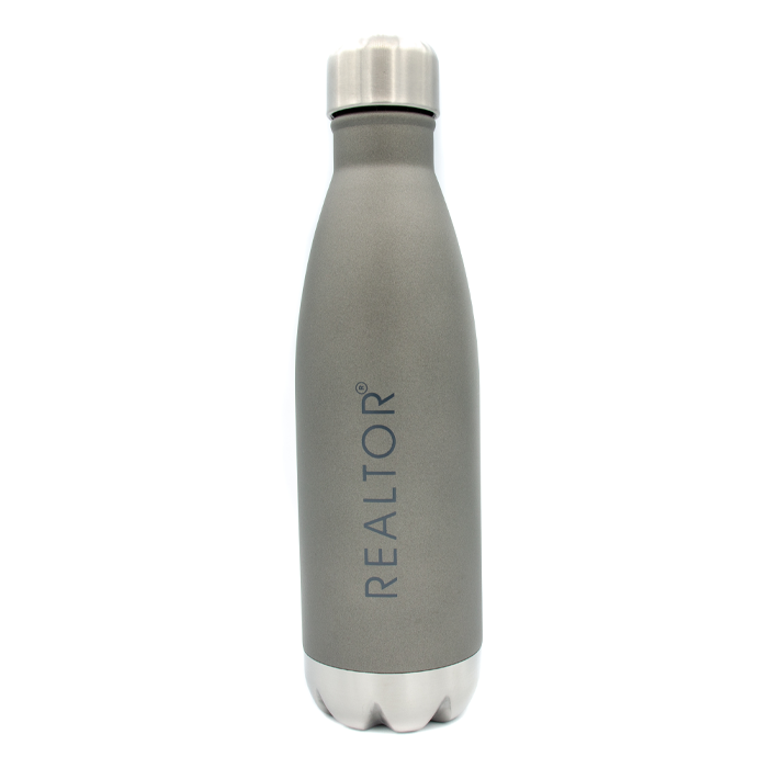 REALTOR® | H2O Go Force 17oz Bottle- FINAL SALE Water Bottles Matte Grey  