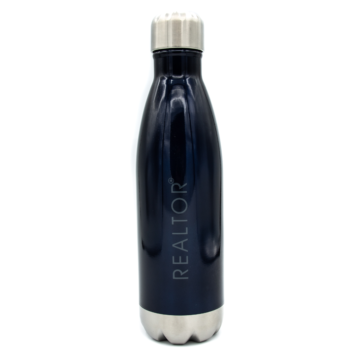 REALTOR® | H2O Go Force 17oz Bottle- FINAL SALE Water Bottles Navy  
