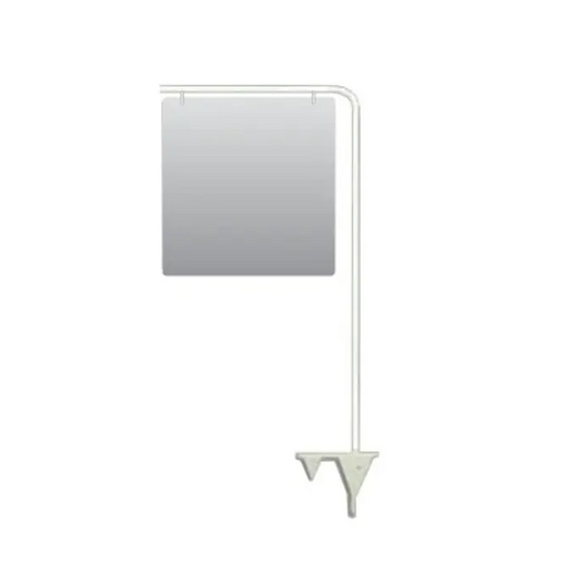 Inverted L-Post Sign Stand 52" White 