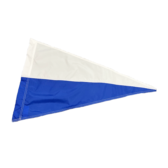 Nylon Flag Flag 2-Tone Blue & White 