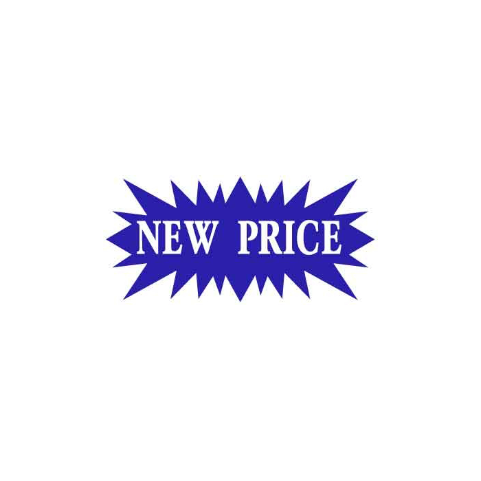 Sunburst | New Price Sign Blue  