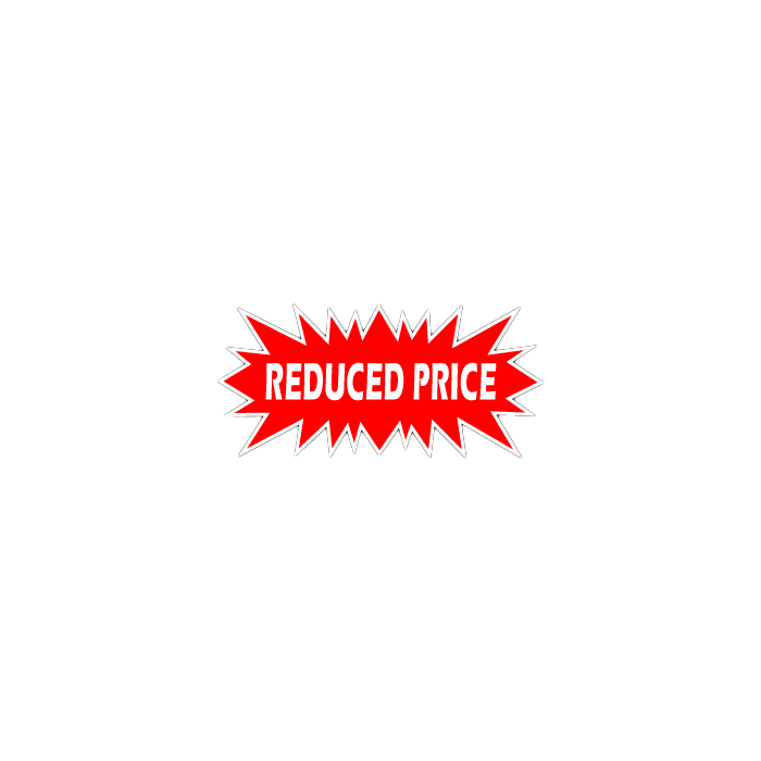Sunburst - Reduced Price Sign Red  