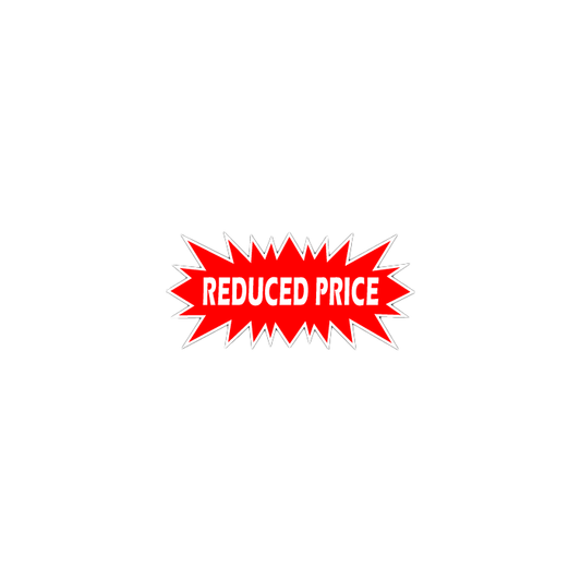 Sunburst | Reduced Price Sign Red  