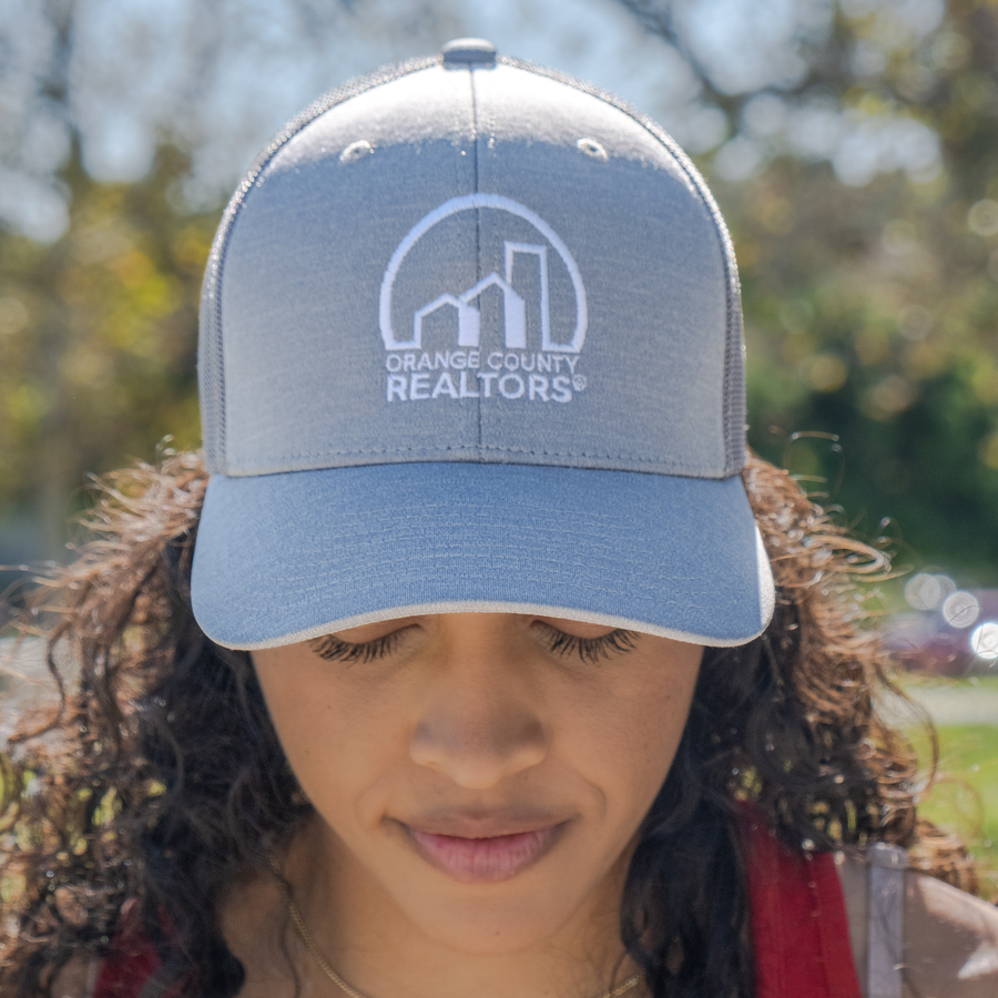 Orange County REALTORS® | Trucker Hat Hats Silver  